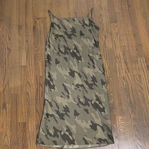 Camouflage Slip Dress